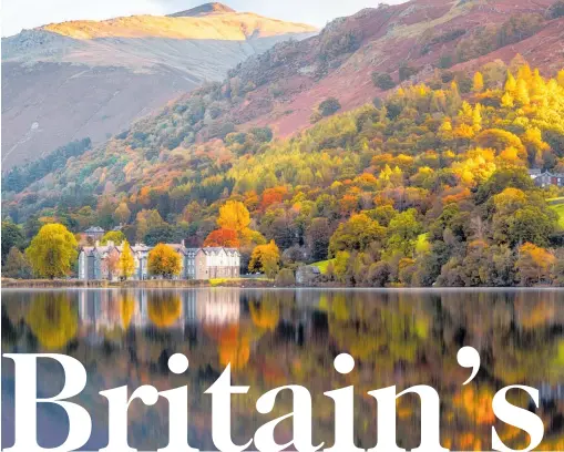  ?? Photo / Getty Images ?? Autumn in Grasmere, in the picturesqu­e Lake District.