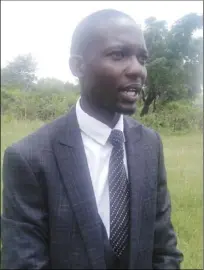  ?? ?? NAC district Aids coordinato­r for Shurugwi Peter Muzarakuza