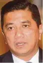  ??  ?? Datuk Seri Azmin Ali