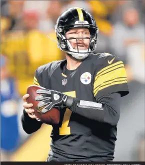  ?? KEITH SRAKOCIC/AP (ABOVE), STREETER LECKA/GETTY ?? Ben Roethlisbe­rger (above) and the Steelers have been up and down, and Drew Brees will be tough at home.