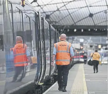  ?? ?? Scotrail will deploy extra staff to check tickets on trains and at stations