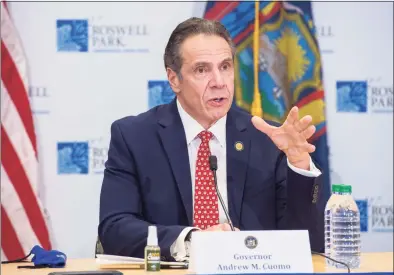  ?? TNS ?? New York Gov. Andrew Cuomo.