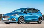  ??  ?? The forthcomin­g Ford Fiesta ST should be a triple treat. And it’s manual only!