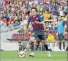  ?? FOTO: MORATA ?? Riqui Puig debut en el Camp Nou