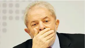  ?? — GETTY IMAGES FILES ?? Brazil’s former president Luiz Inacio Lula da Silva, pictured last year, has been engulfed by corruption allegation­s.