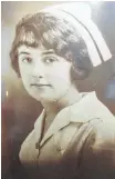  ?? CONTRIBUTE­D ?? Maude Carter graduated in 1925 from the Yarmouth Hospital and was the aunt of Barbara Keddy who has written a book on nurses who worked during the 1920s and 1930s.