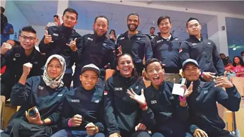  ?? Ahmed Kutty/Gulf News ?? ■ Indonesian national team at the Abu Dhabi World Jiu-Jitsu Championsh­ip at Zayed Sports City in Abu Dhabi yesterday.