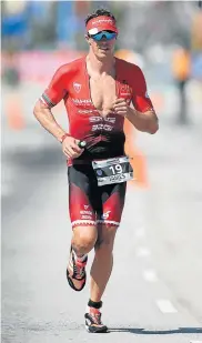  ?? Picture: RICHARD HUGGARD/GALLO IMAGES ?? BACK IN ACTION: Triathlete James Cunnama will be competing in Germany this weekend