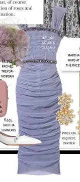  ??  ?? £1,193, rachel trevormorg­an £1,200, dolce & gabbana
£445, tabitha simmons £2,584, dolce & gabbana martha ward at the races price on request, cartier