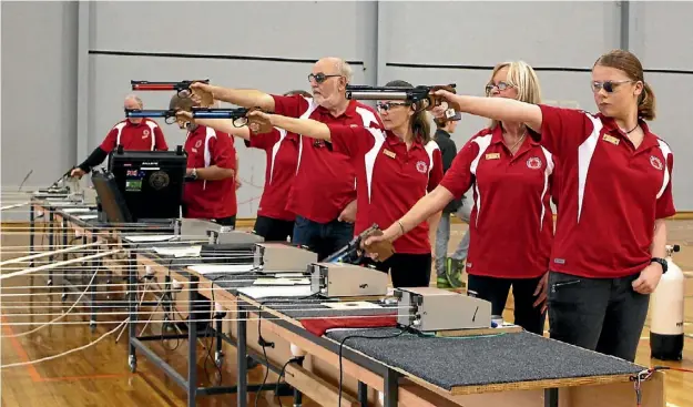  ?? JAY BOREHAM ?? The Hibiscus Air Pistol Club is aiming to get a national training centre up and running.