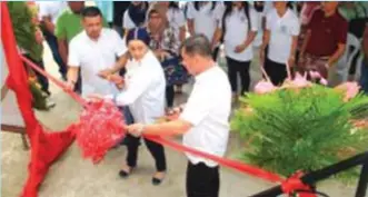  ??  ?? Provincial government photos show the inaugurati­on July 9, 2018 of the Sulu Provincial Day-care Center, said to be the first of its kind in the Autonomous Region in Muslim Mindanao.