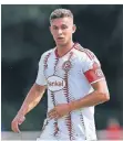  ?? FOTO: DECKERS/FS ?? Tim Oberdorf während des Testspiels beim VfB Hilden.