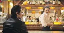  ??  ?? James Franco portrays twins Vincent and Frankie Martino in The Deuce, an HBO series about Times Square in the early 1970s.