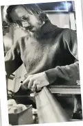 ?? COURTESY PHOTO ?? The framer hard at work in his workshop sometime around 1970.