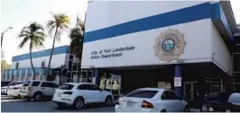  ?? CARLINE JEAN/SOUTH FLORIDA SUN SENTINEL ?? The Fort Lauderdale Police Department has come under scrutiny since a protest on May 31 turned ugly, with police firing tear gas and rubber bullets.