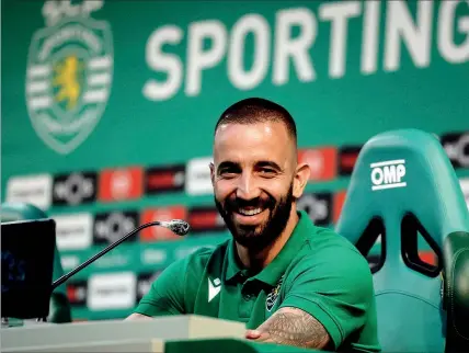  ??  ?? Rúben Amorim diz que fez a escolha certa, treinar o Sporting, e, por isso, sente-se muito feliz