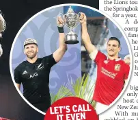  ??  ?? LET’S CALL IT EVEN (main) Owen Farrell tour to on 2017 Lions that New Zealand finished drawn (above)