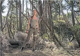  ??  ?? Nueva heroína. Alicia Vikander, en la piel de Lara Croft.