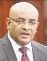  ??  ?? Bharrat Jagdeo