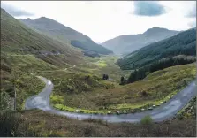  ?? Photograph: Transport Scotland. ?? A view of the A83 from the Old Military Road.