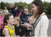  ??  ?? Sligo’s Ultimate Athlete, Erin Walsh, speaks to Emma Gallagher of the Sligo Champion.