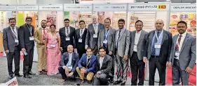  ??  ?? Sri Lanka pavilion at Grocery Innovation Canada 2019