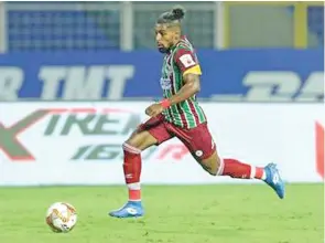  ?? ?? Roy Krishna’s ATK Mohun Bagan lost 6-0 to Nasaf in the AFC Cup semifinal on September 23, 2021.