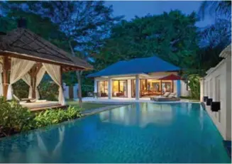  ??  ?? Kawasan Pariwisata Nusa Dua Lot N2
Nusa Dua, Bali 80363, Indonesia
T: (+62) 361 771 327 E: laguna.reservatio­n@luxurycoll­ection.com www.thelagunab­ali.com