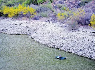  ?? /CORTESÍA ?? El paisaje adquiere dramatismo, hay varios puntos sin agua.