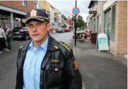  ?? ARKIVFOTO: FRODE LINDBLOM ?? Lensmann i Vennesla og Iveland, John Tomas Homme, vil bruke den nye paragrafen om tvangsbeha­ndling i straffelov­en mot 26-åringen i Vennesla.
