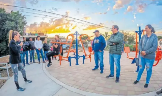  ?? COMUNICACI­ÒN SOCIAL ?? El alcalde Alejandro Alanis inaugurò un gimnasio al aire libre