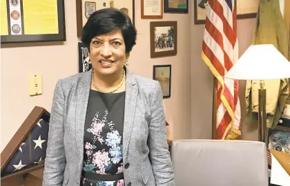  ?? PAUL MUSCHICK/THE MORNING CALL ?? Dr. Aparna Tamaskar is the new chief medical officer at the Allentown veterans clinic.