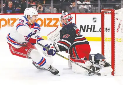  ?? JAMES CAREY LAUDER-USA TODAY SPORTS ?? Despite winning seven of their past eight games, the New York Rangers could still deal forward Chris Kreider, left. Kreider, an unrestrict­ed free agent at the end of the season, could fetch a first-rounder and a top-end prospect in a trade.