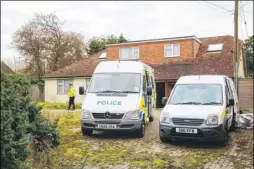  ??  ?? Mr Blackman’s body was found at Heartsay Bungalow, Biddenden