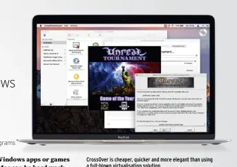  ??  ?? CrossOver is cheaper, quicker and more elegant than using a full-blown virtualisa­tion solution.