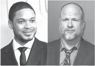  ??  ?? Ray Fisher and Joss Whedon