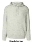  ??  ?? Hoody jumper €40, Marks &amp; Spencer