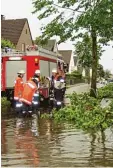  ??  ?? Im Juni 2003 wurde ein Teil des Steiner bachvierte­ls überflutet.