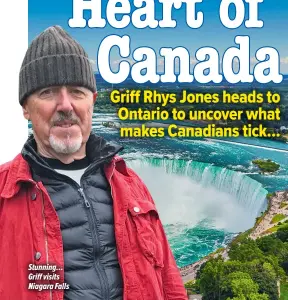  ?? ?? Stunning… Griff visits Niagara Falls