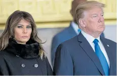  ??  ?? Melania, top, spoke about her marriage to Donald Trump