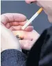  ??  ?? Bad habit: 10 million still smoke in the UK