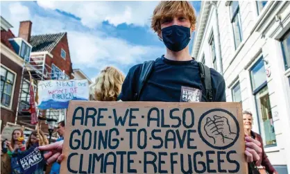  ?? Photograph: Ana Fernandez/Sopa Images/Rex/Shuttersto­ck ?? A Global Climate Strike protest in Utrecht, Netherland­s, September 2021.