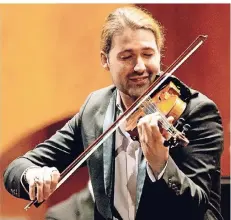  ?? FOTO: DPA ?? Geiger David Garrett musste im Frühjahr etliche Konzerte wegen hartnäckig­er Bandscheib­enprobleme absagen.