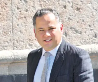  ?? /DANIEL GALEANA ?? Santiago Nieto dijo que su posible candidatur­a a la gubernatur­a de Querétaro está en manos de López Obrador