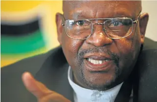  ?? /File picture ?? Weighing up both sides: Justice portfolio committee chairman Mathole Motshekga is being cautious about rushing into passing judgment on Public Protector Busisiwe Mkhwebane.