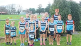  ??  ?? These Dannevirke Athletics Club runners all completed their races.