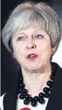  ??  ?? UK Prime Minister Theresa May