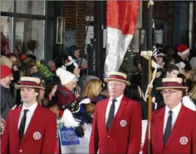  ?? FRAN MAYE - DIGITAL FIRST MEDIA ?? The weather was perfect for Friday night’s West Chester Christmas Parade.