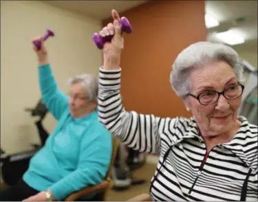  ??  ?? Keeping active increases mobility, improves overall health and can help prevent falls.