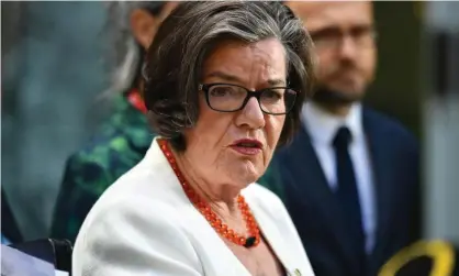  ?? Photograph: Mick Tsikas/AAP ?? The independen­t Indi MP, Cathy McGowan, has endorsed Helen Haines and announced she will quit politics at the next federal election.